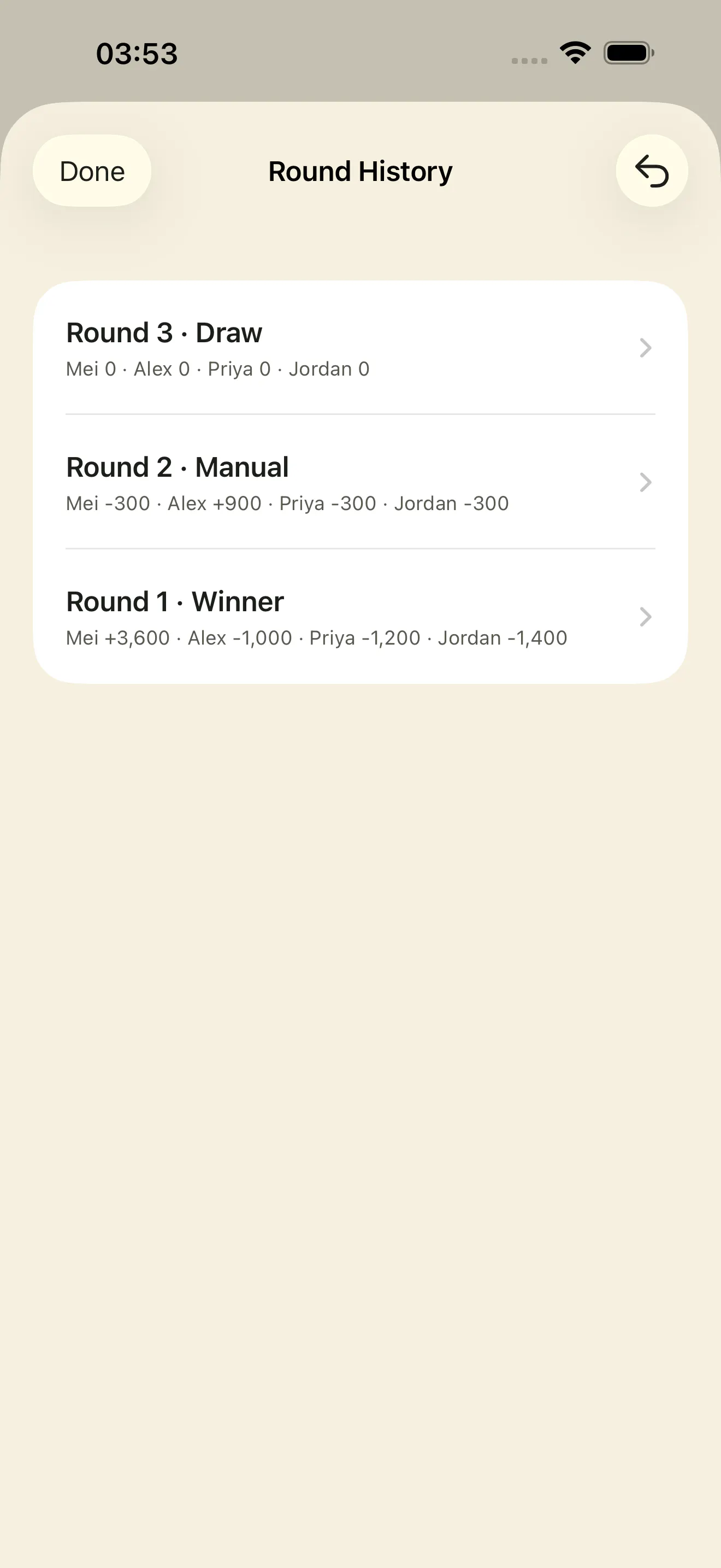 TileLedger Mahjong Score gallery image