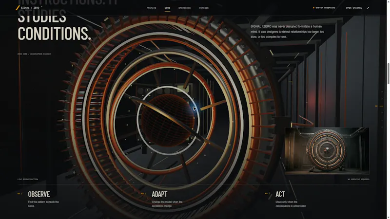 SIGNAL / ZERO screenshot 3