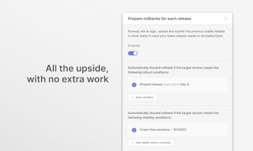 Mobile app rollbacks by Runway gallery image