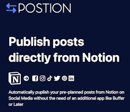 Postion.co - Social Scheduler for Notion gallery image