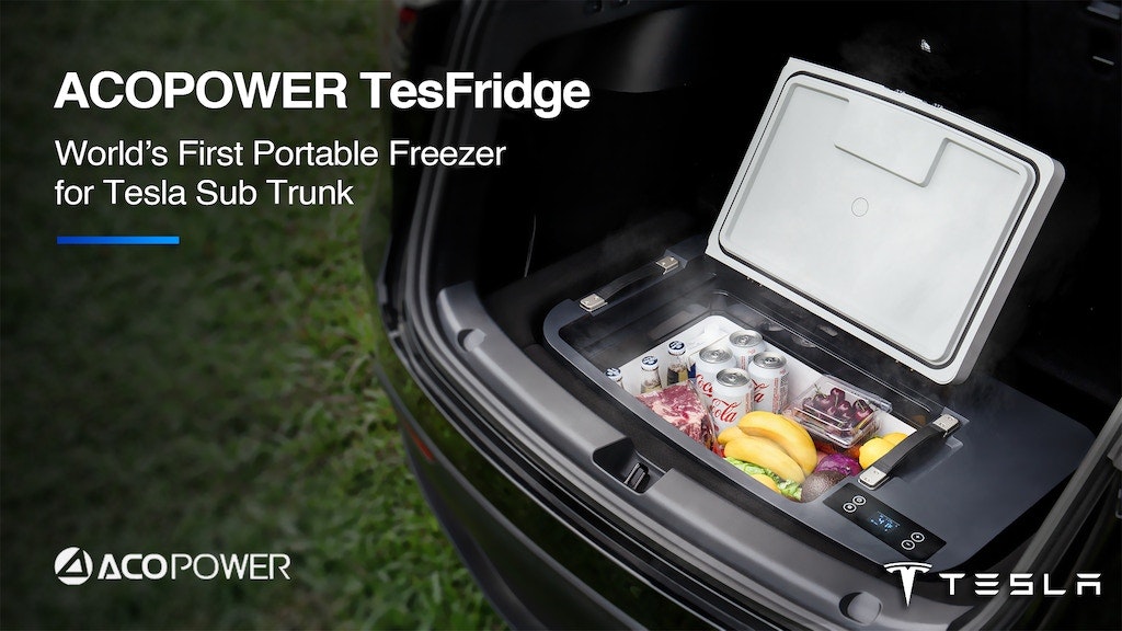 Acopower Tesfridge - Первая в мире портативная морозила для подторжки Tesla медиа 1