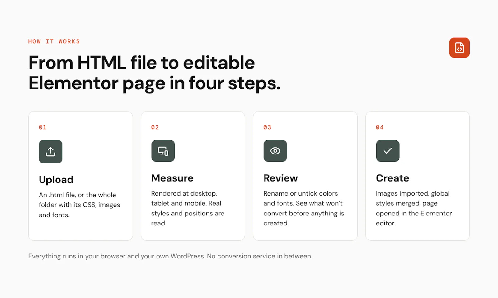 HTML to Elementor Converter screenshot 3