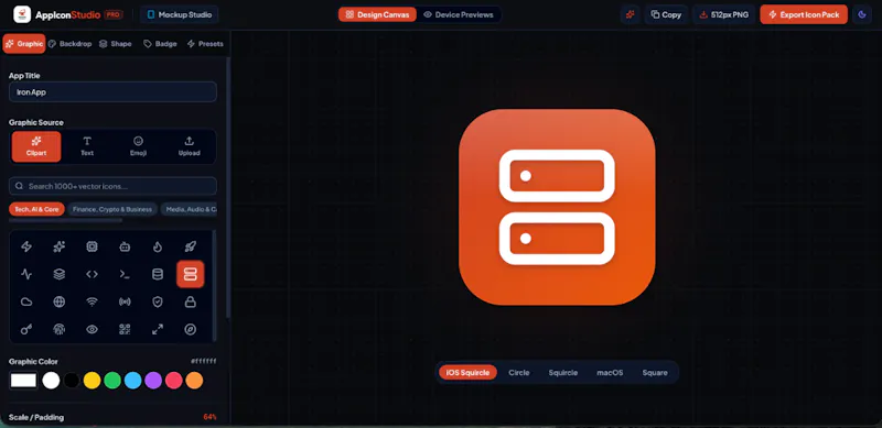 Iron Studio screenshot 2