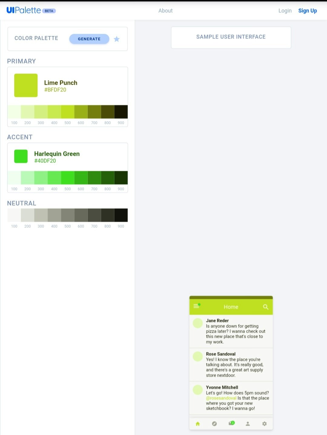 UIPalette gallery image