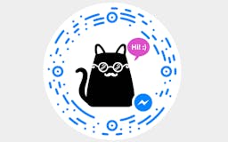 The hipster cat bot on Skype media 2