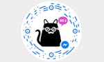 The hipster cat bot on Skype image