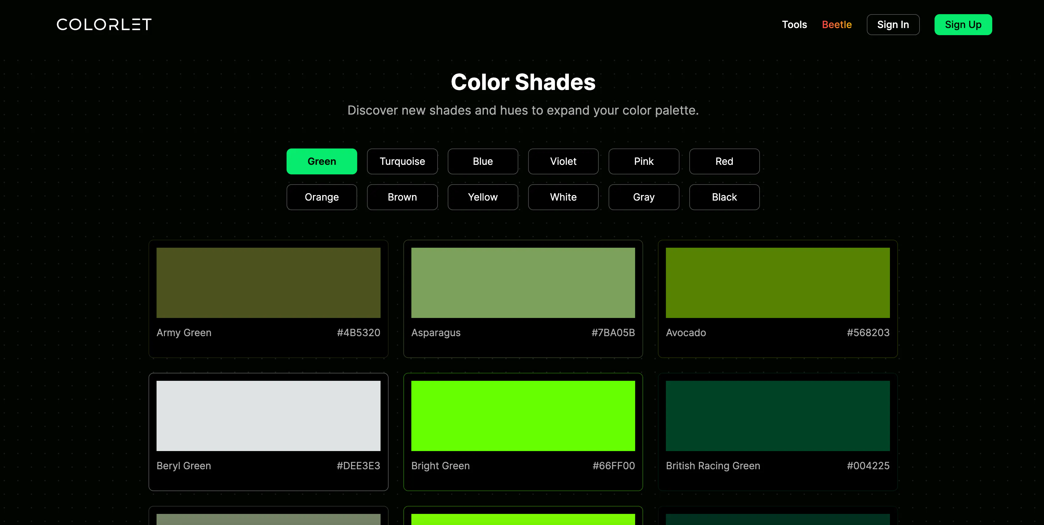 Colorlet gallery image