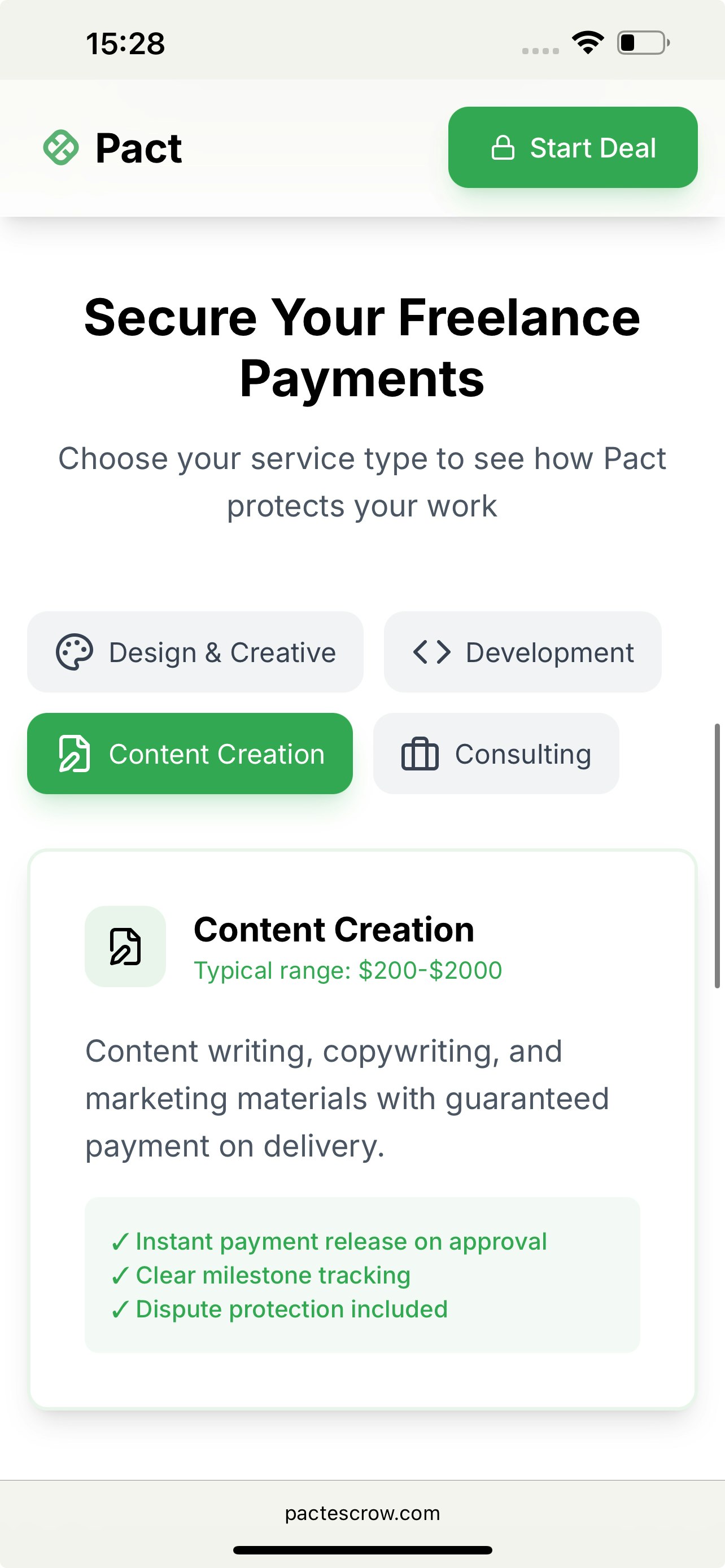 Pact freelance deals - Hey freelancers!Word betaald voor DM -deals met vertrouwen. media 4