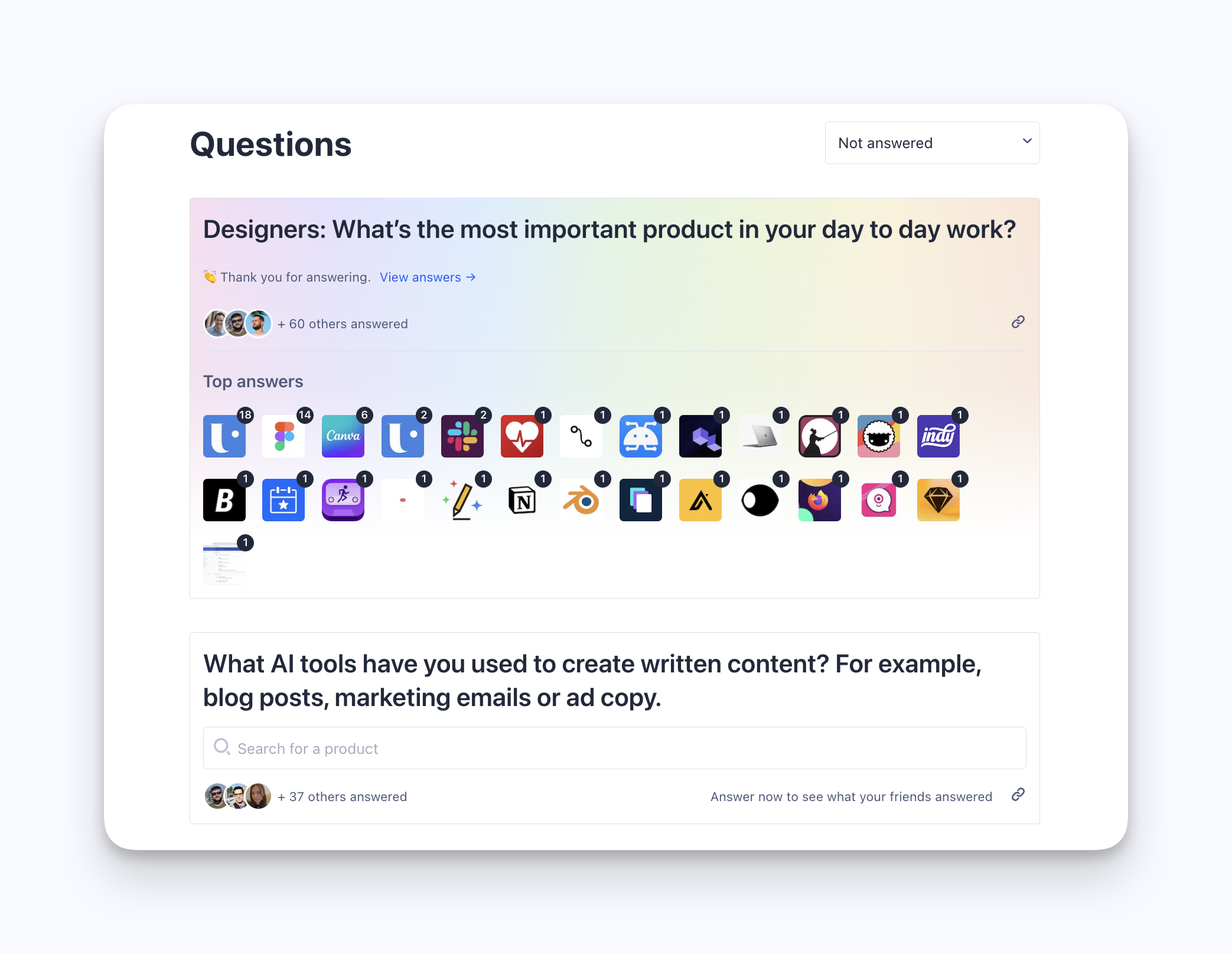 questions and answers