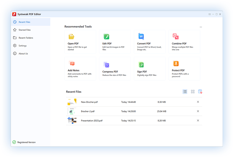 Systweak PDF Editor media 1