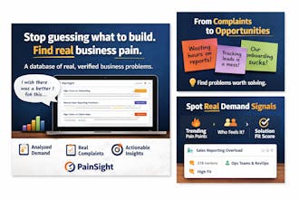 PainSight — From pains to insights gallery image