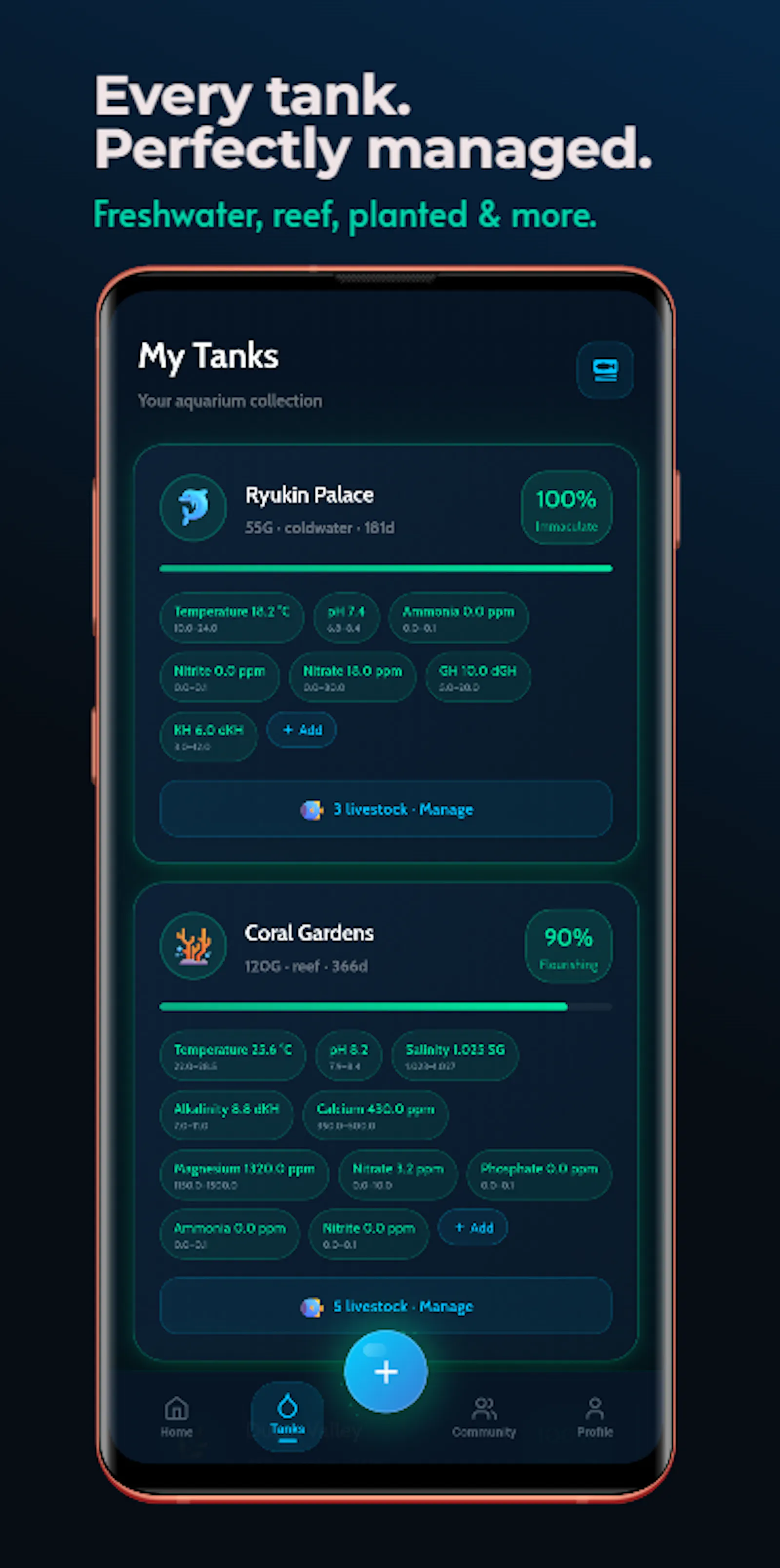 Tankly: Aquarium Tracker & Log screenshot 8