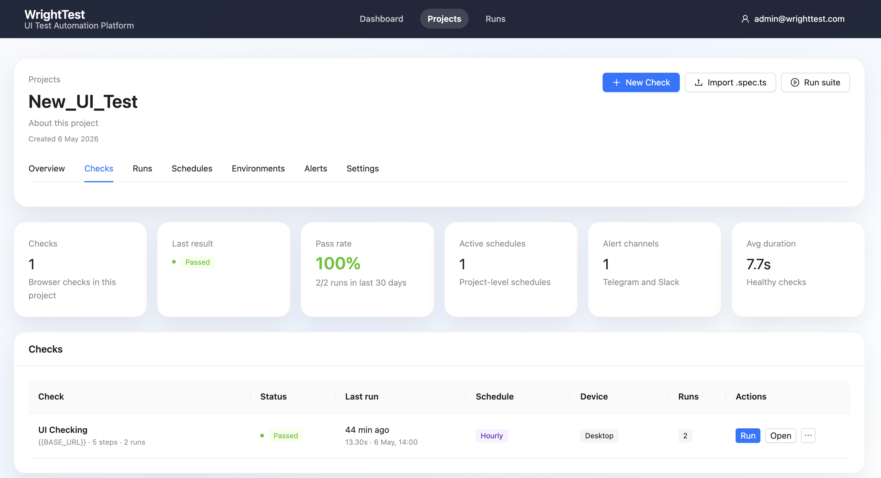 WrightTest: Open Source QA gallery image
