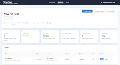WrightTest: Open Source QA gallery image