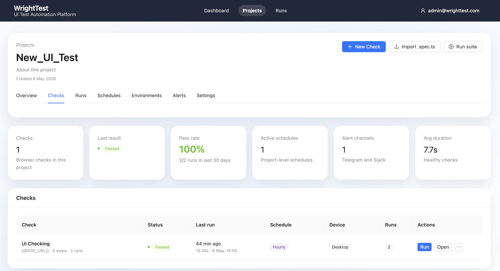 WrightTest: Open Source QA screenshot 6