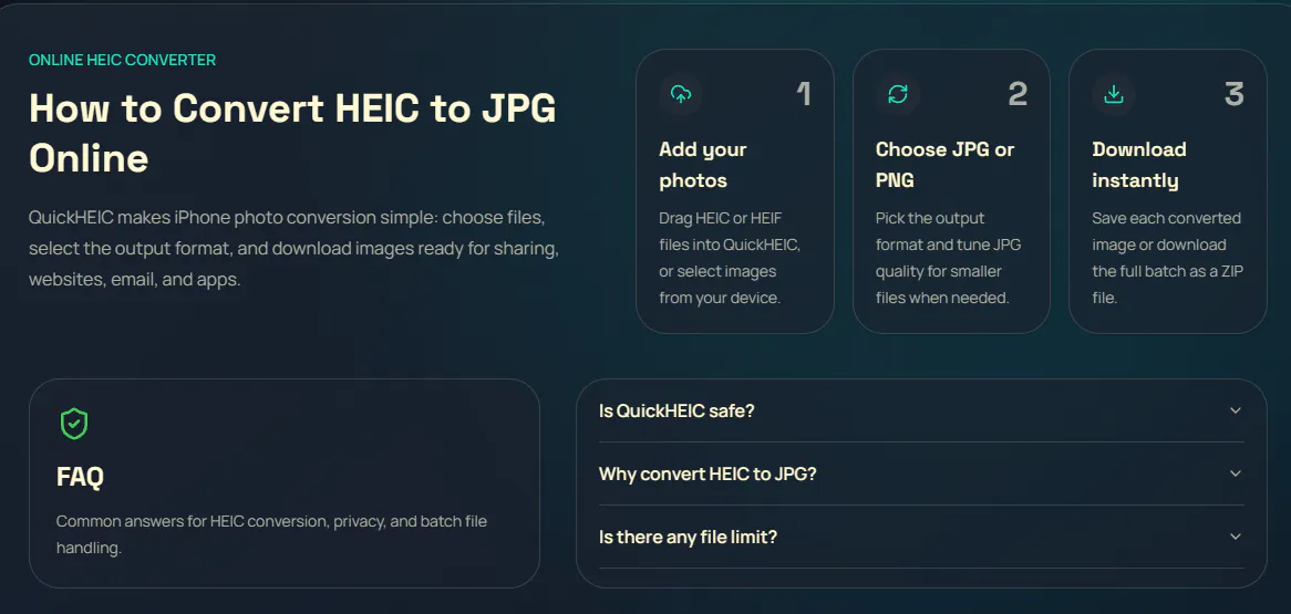 QuickHEIC gallery image