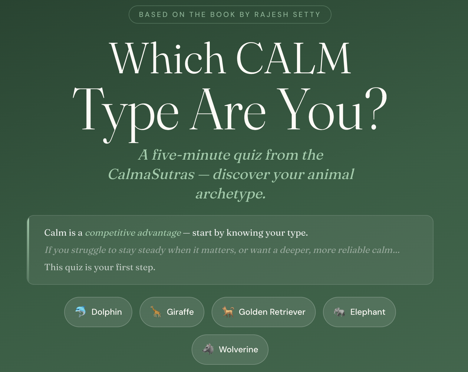 Which CALM Type Are You?