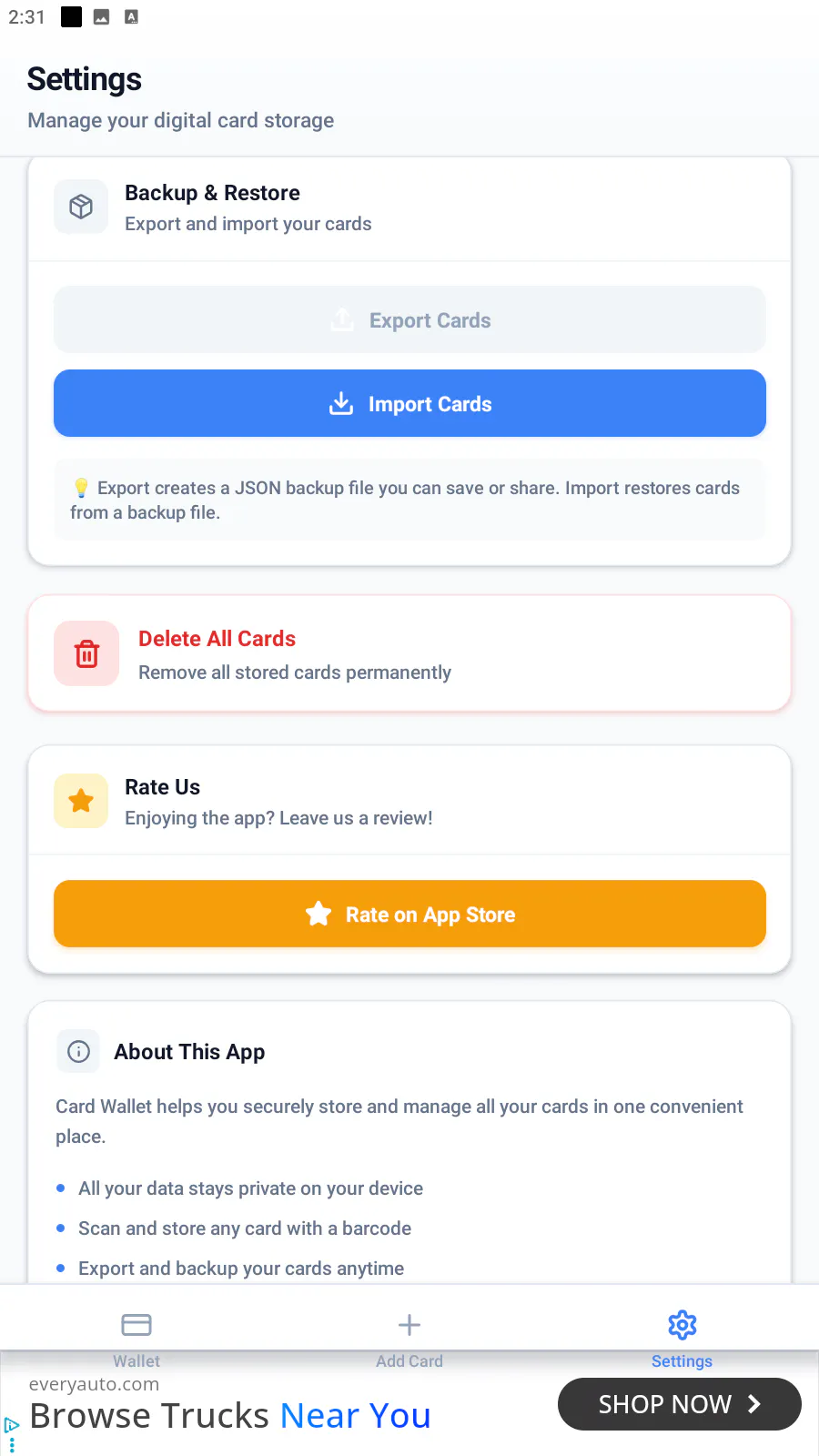 Card Wallet - Card Manager gallery image
