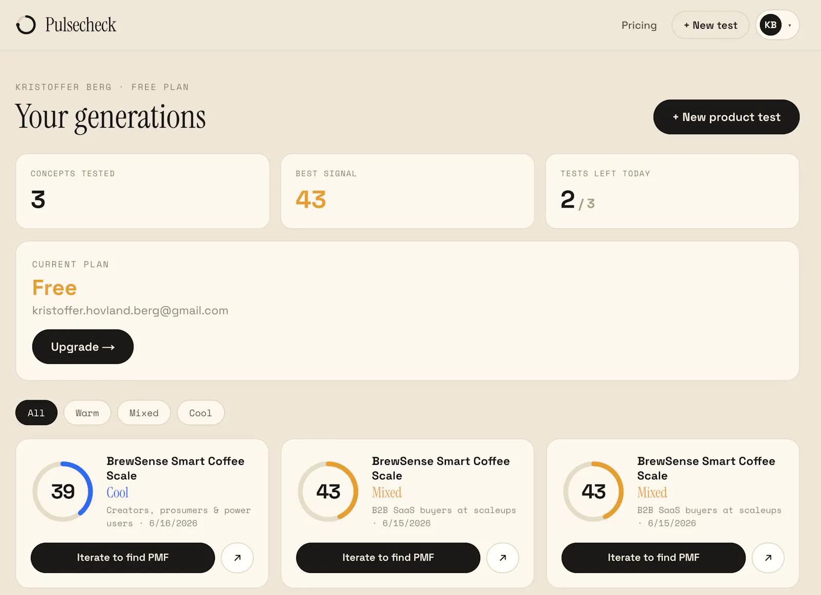 Pulsecheck screenshot 2