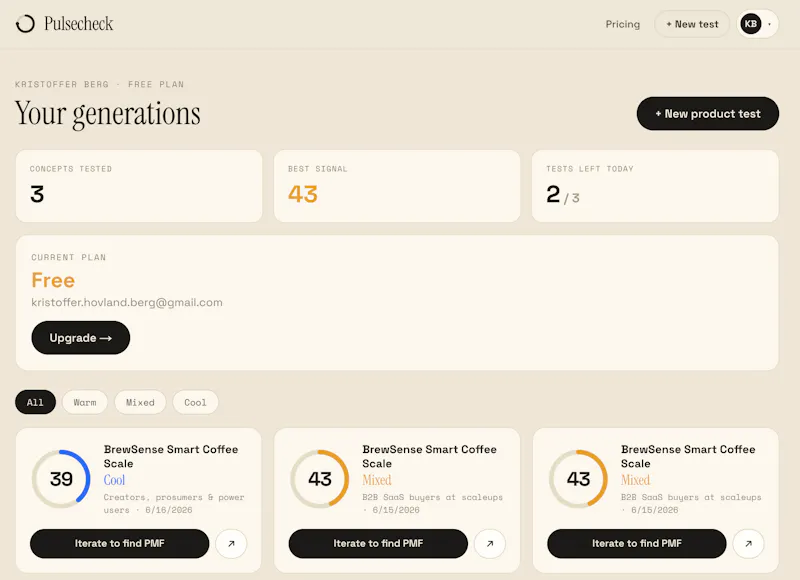 Pulsecheck screenshot 2