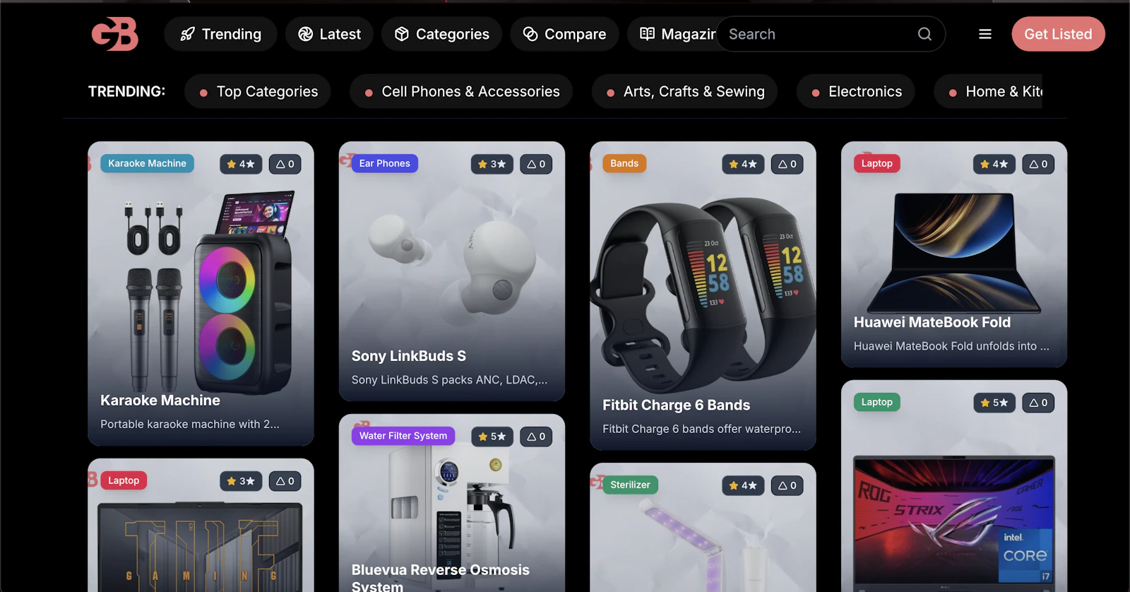 Gadgetbin screenshot 1