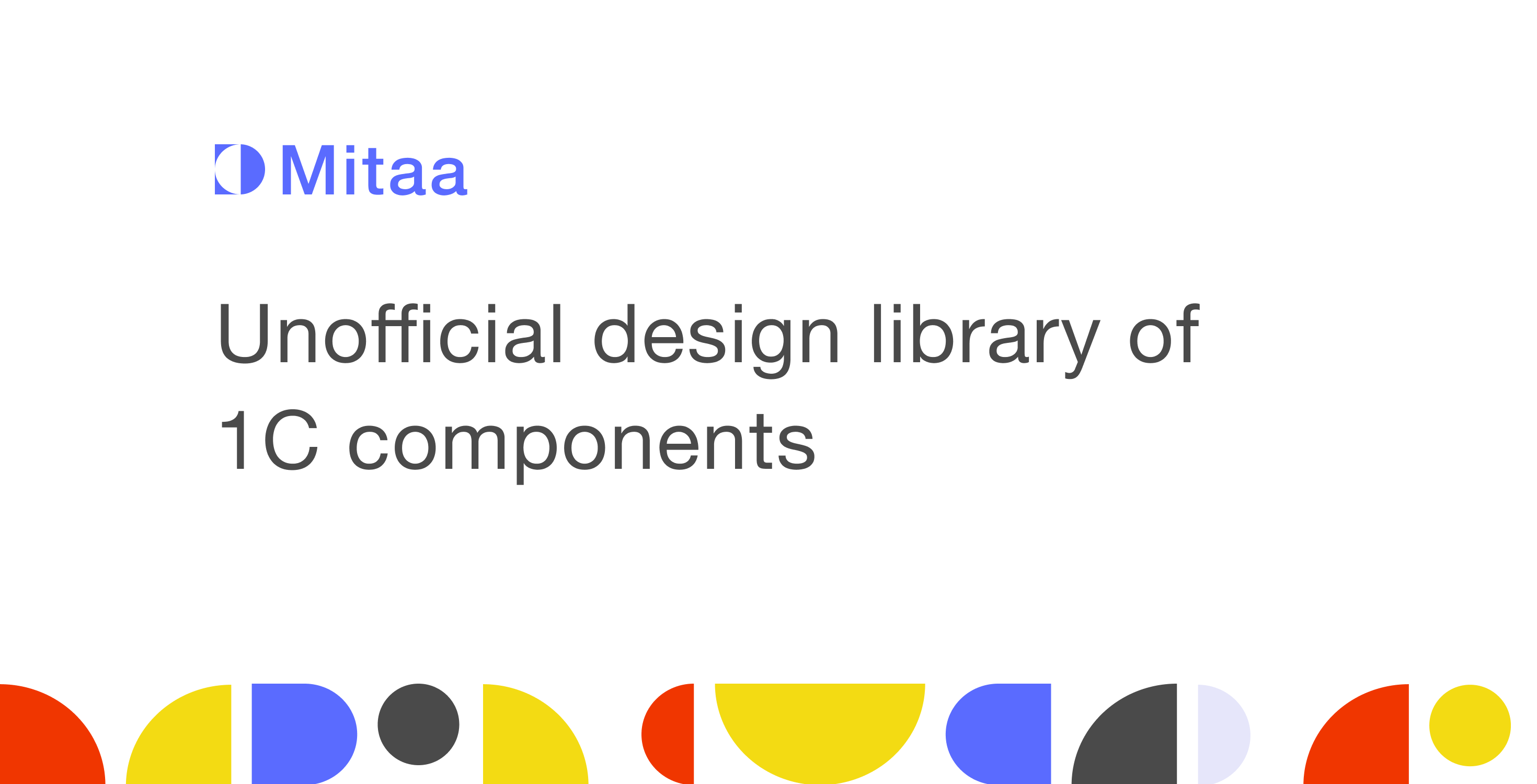 Mitaa: 1C UI-kit (Unofficial) gallery image