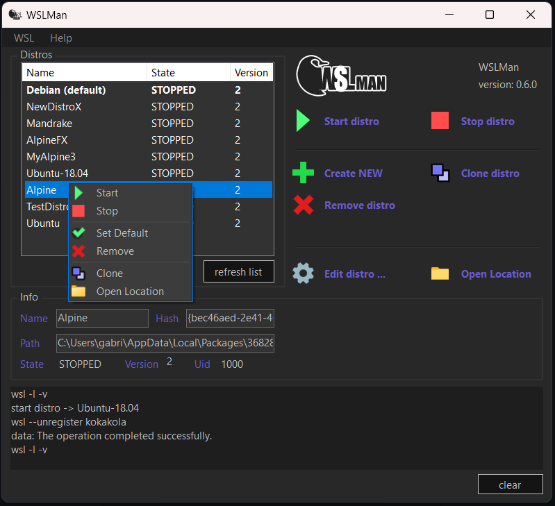 Media WSLMAN - WSLMAN: Buat, Klon & Mengurus Distro Linux pada Windows 1
