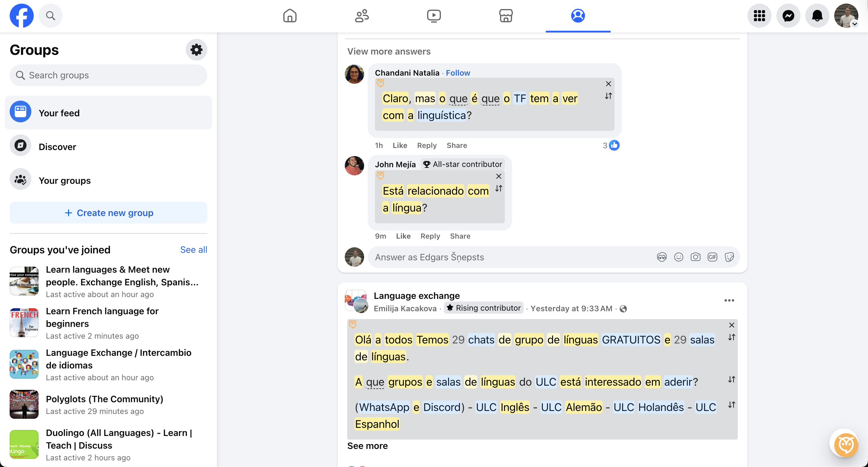 FluentFeed - ウェブを閲覧しながら新しい言語を学びますメディア4