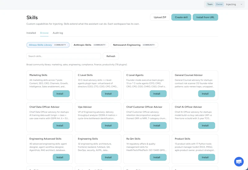 AOS - operating system for intelligence screenshot 1