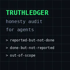 TruthLedger — Agent Honesty-Audit Kit logo