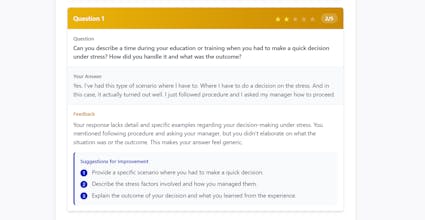 Simulated Interview gallery image