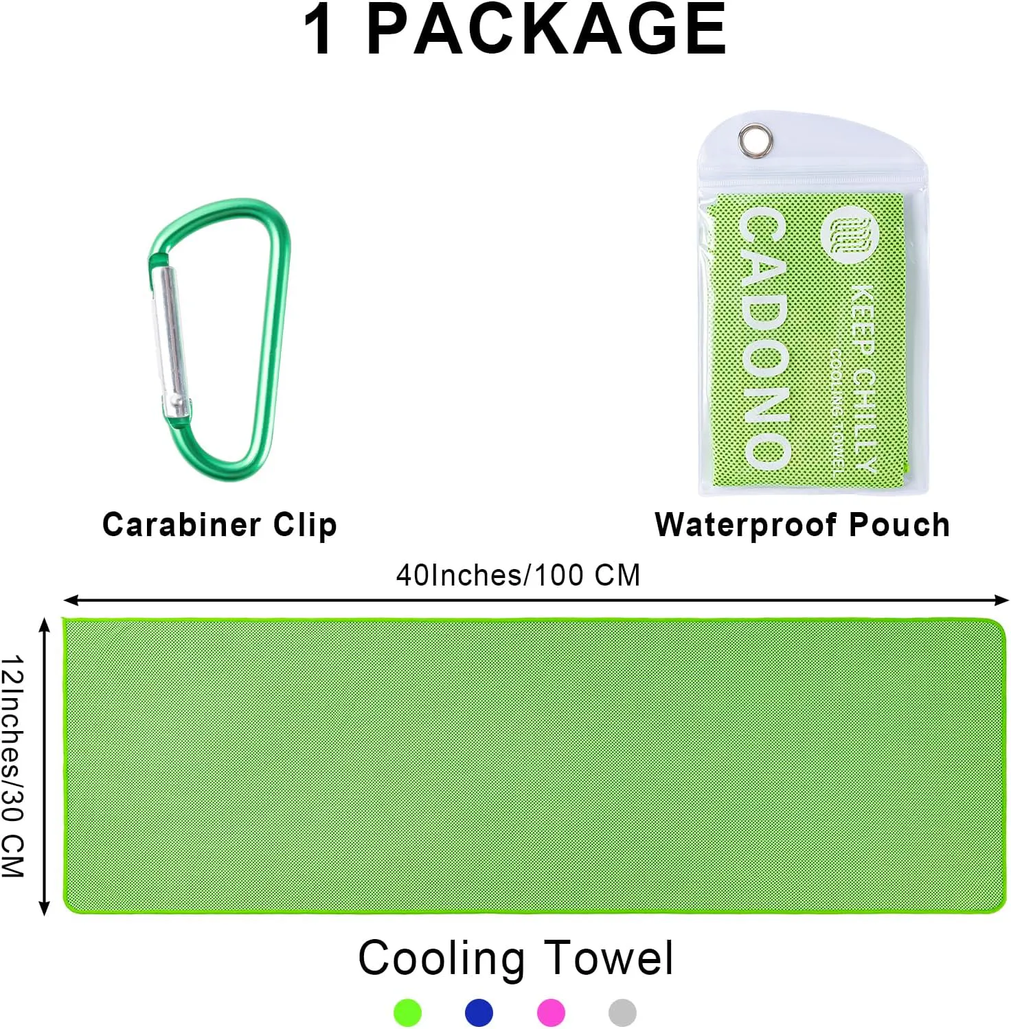CADONO Cooling Towel for Sports gallery image