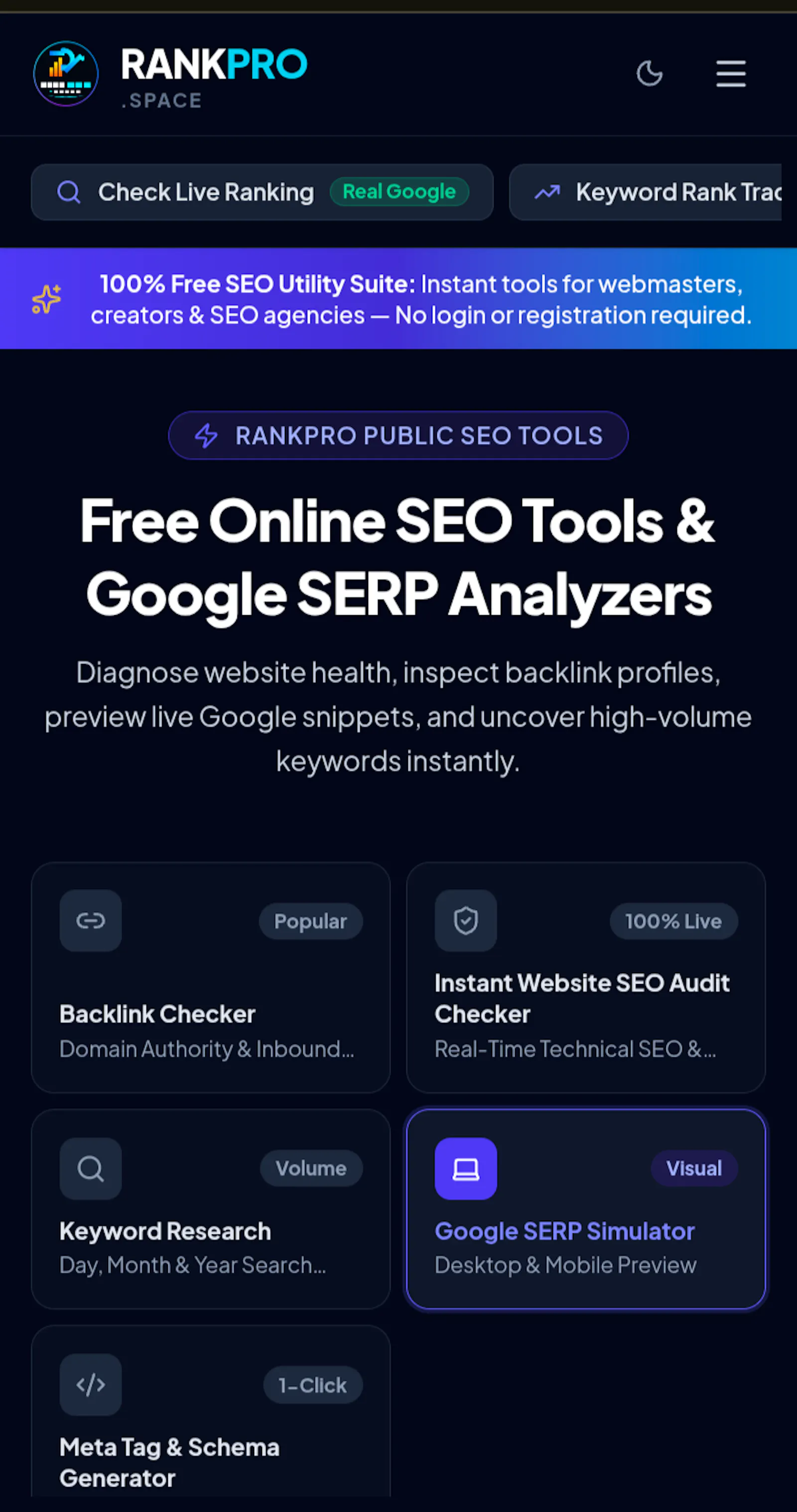 Rankpro screenshot 1