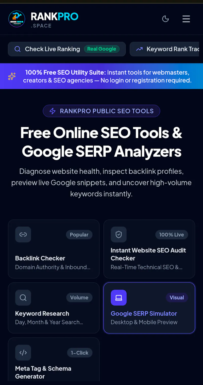Rankpro screenshot 1