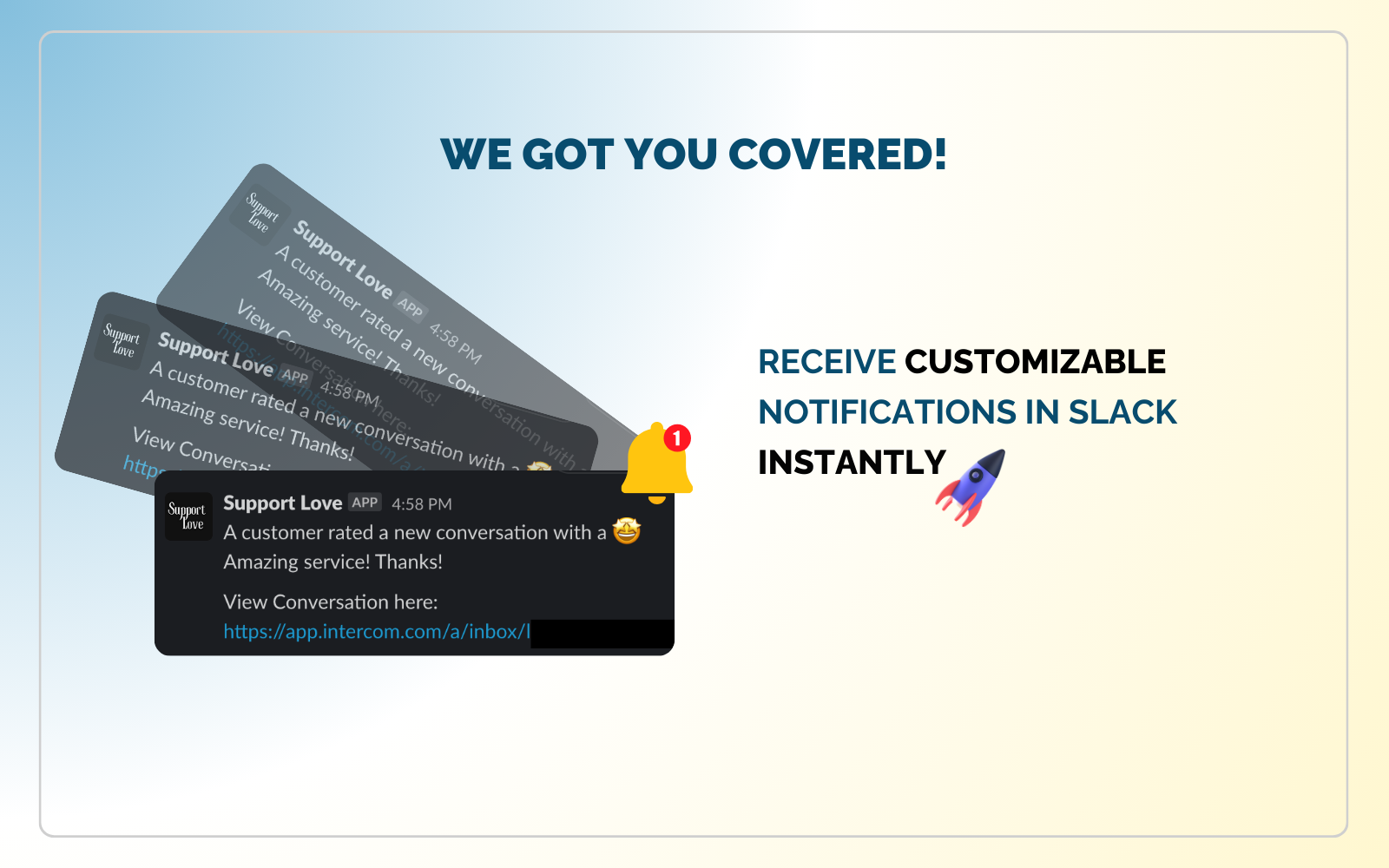 Media Memberitahu saya - Terima Pemberitahuan Slack untuk CSATS Intercom anda 2