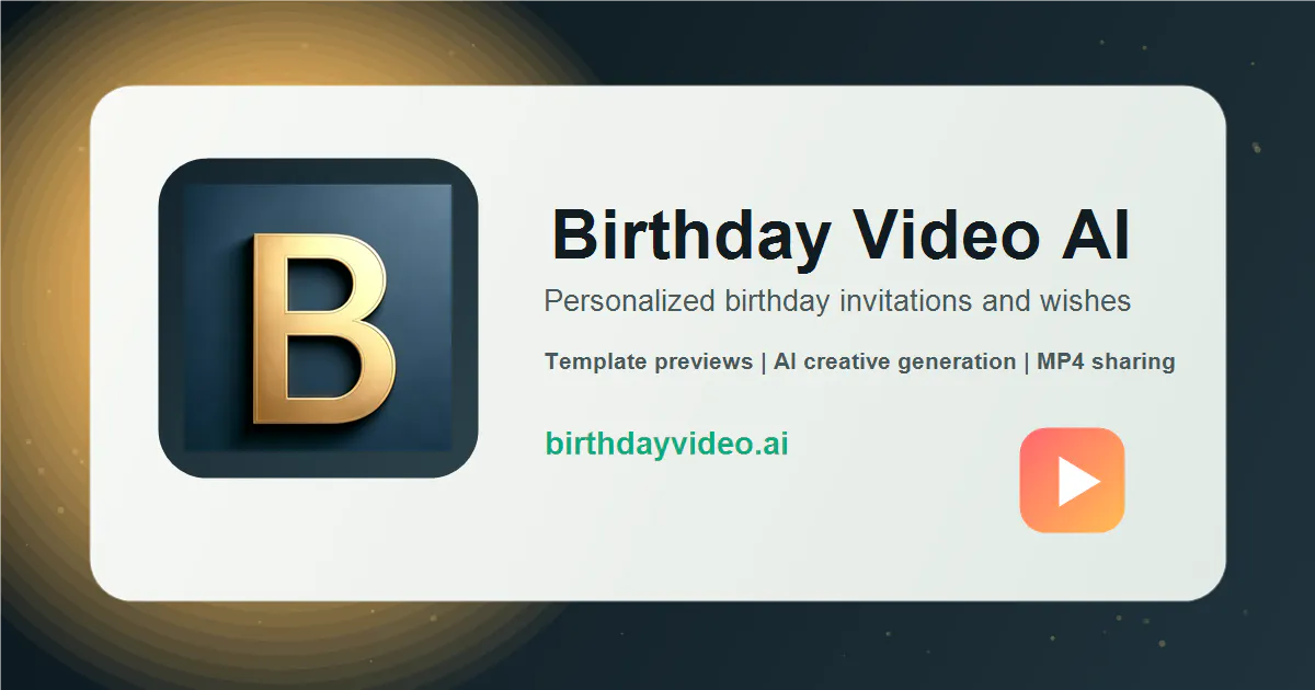 BirthdayVideo.ai gallery image