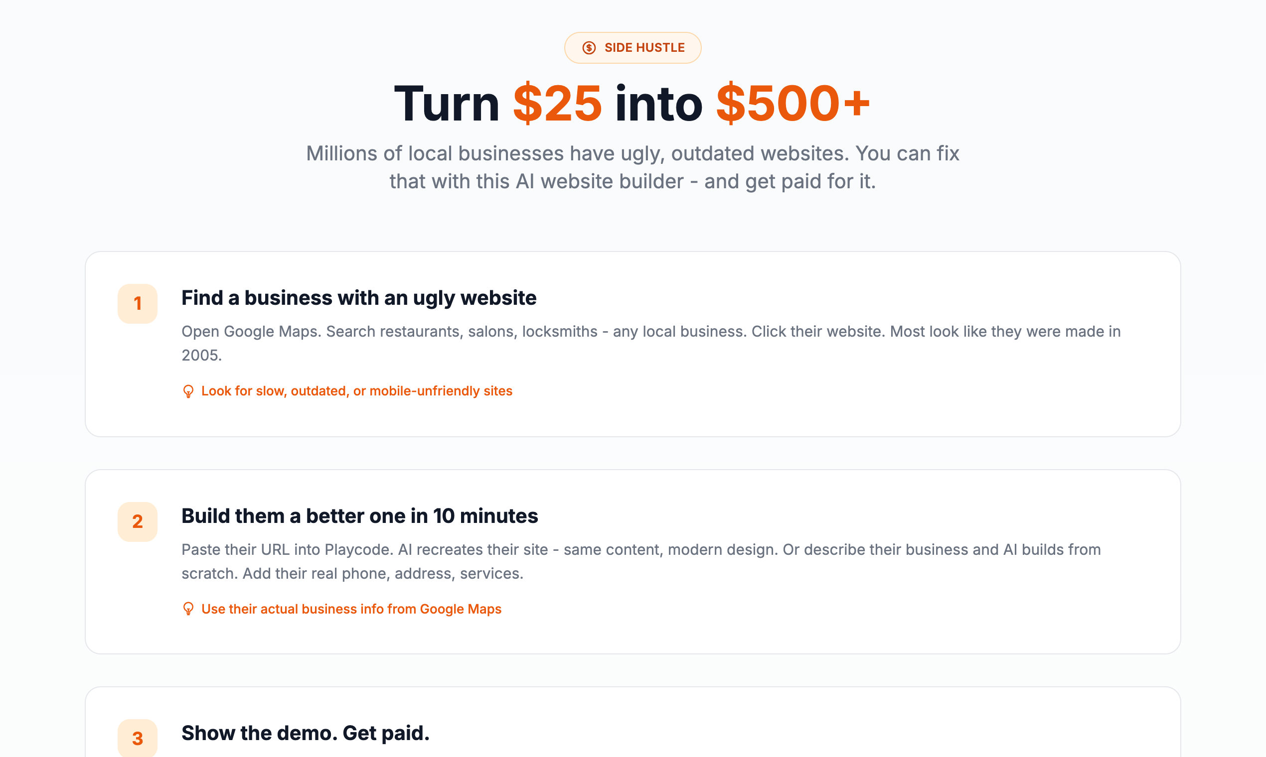 Playcode - AI Website Builder gallery image