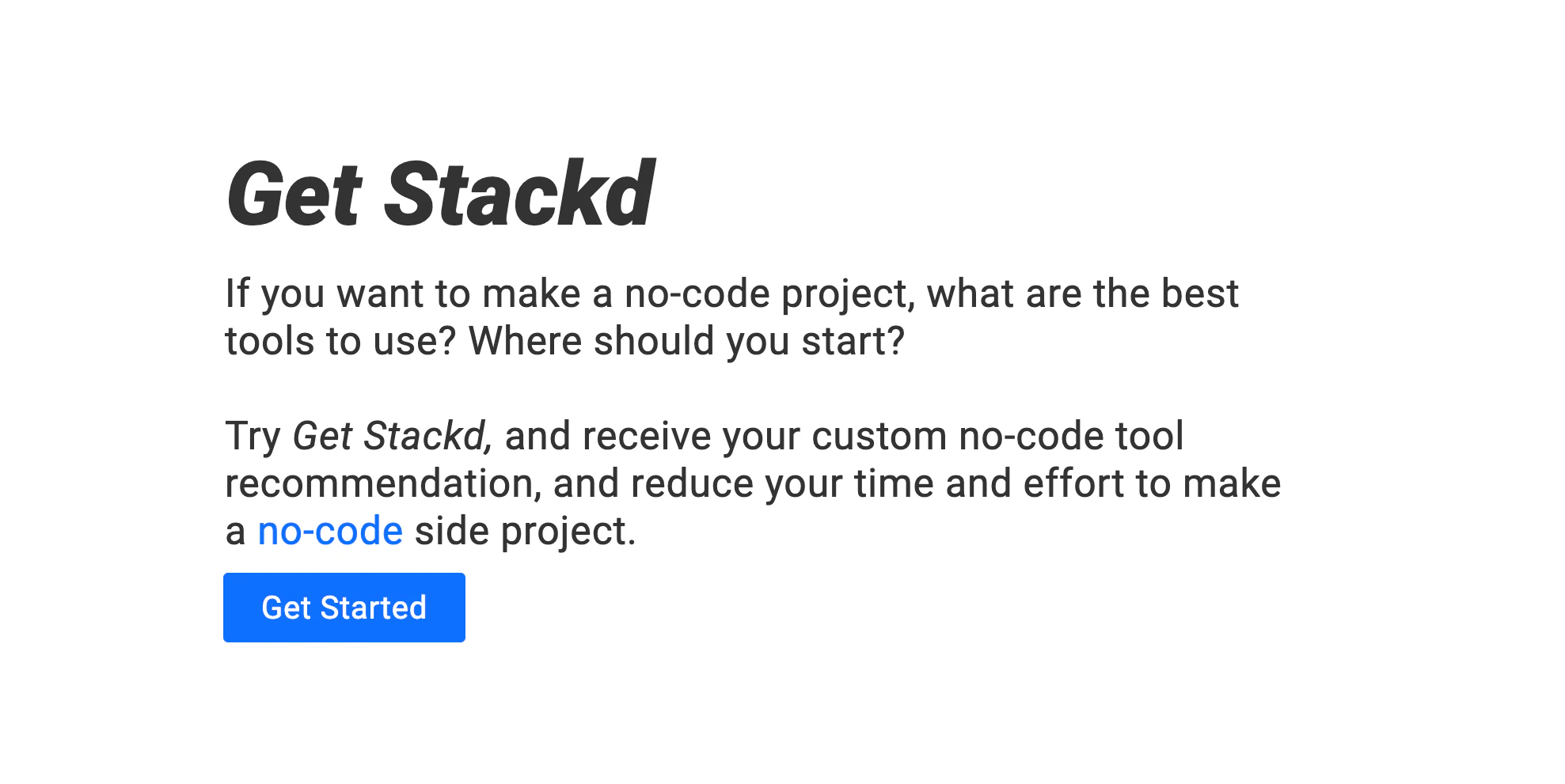Side Project Stack Image
