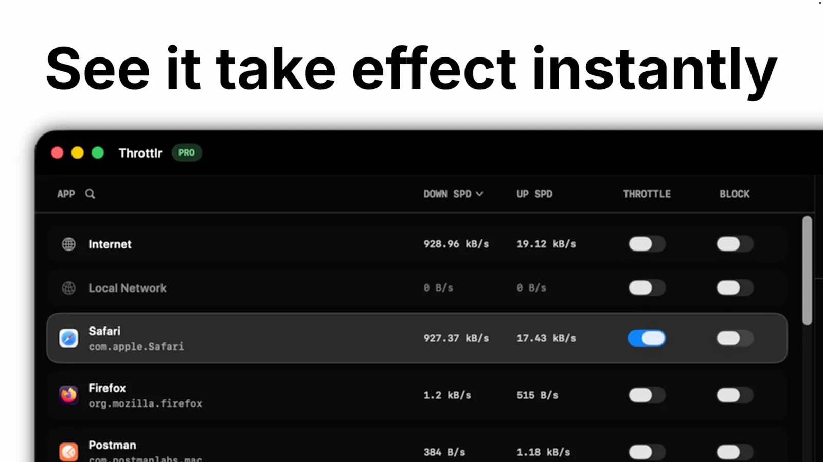 Throttlr screenshot 4
