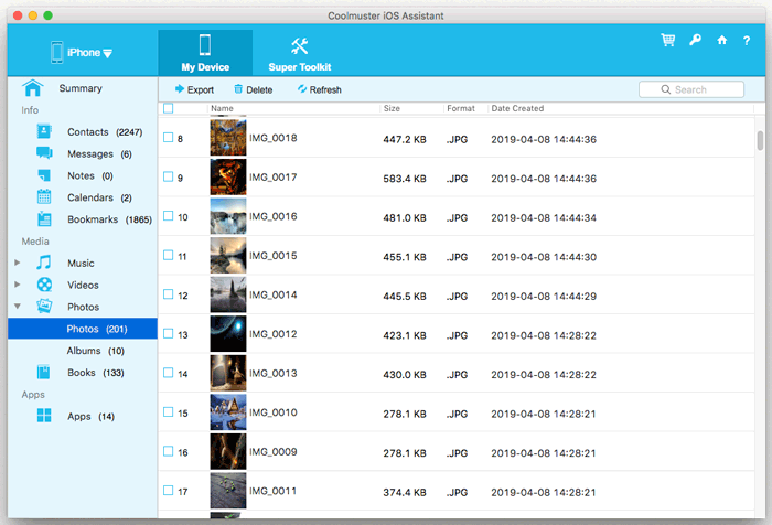 Coolmuster iOS Assistant for Mac gallery image