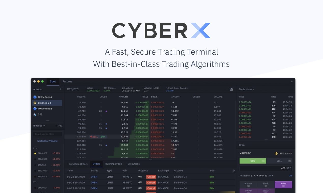 CyberX Crypto Trading Terminal gallery image