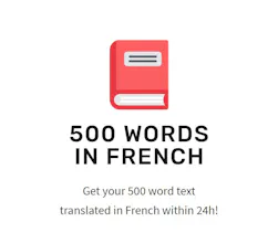 500 Words in French gallery image