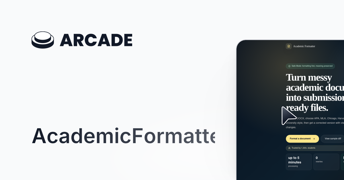 AcademicFormatter gallery image
