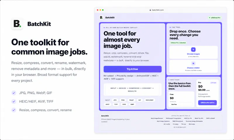 BatchKit — Batch Image Toolkit screenshot 4