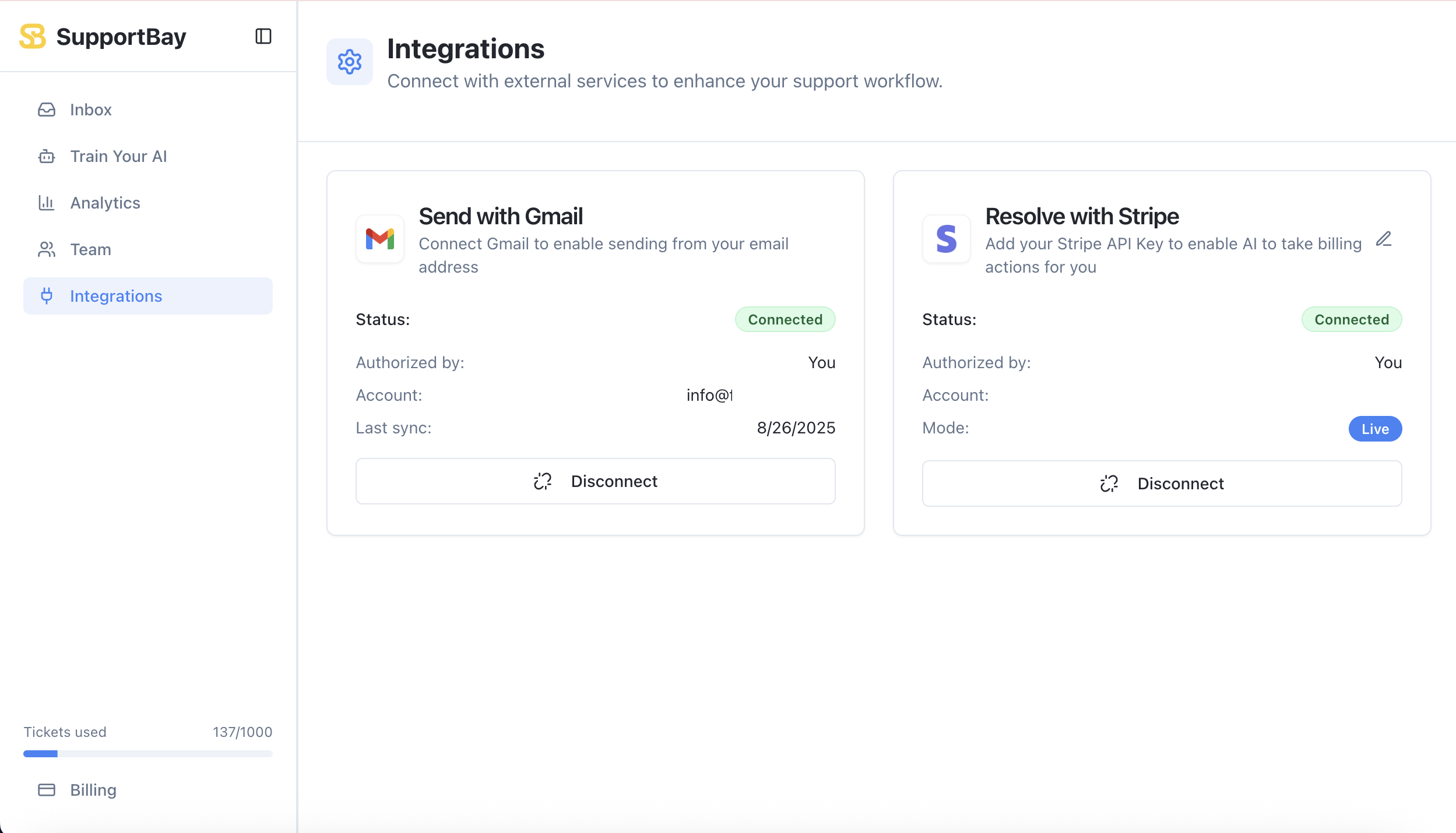 Média Supportbay - Transformez n'importe quelle bande Gmail en support client alimenté en IA 5