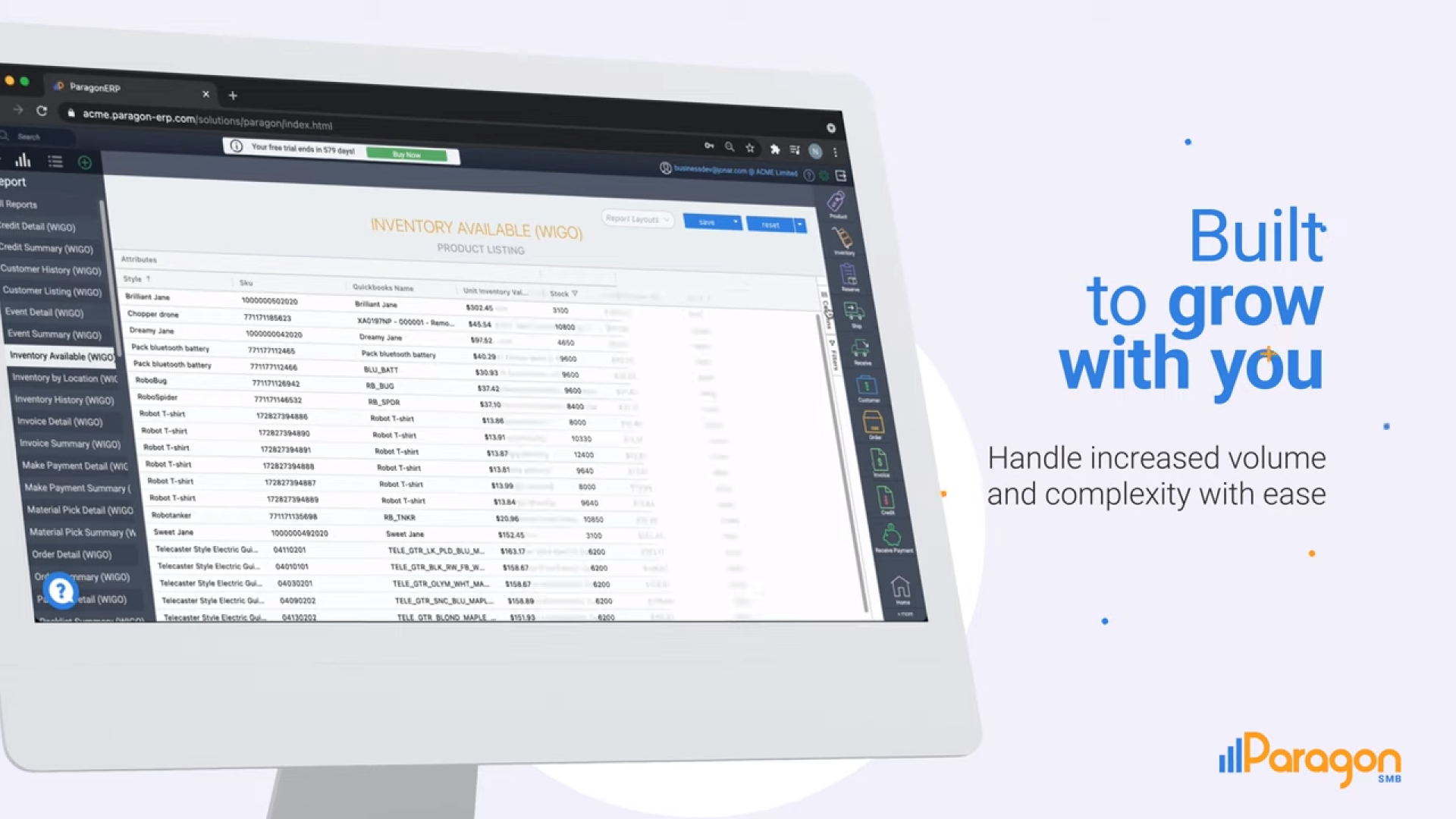 Paragon ERP gallery image