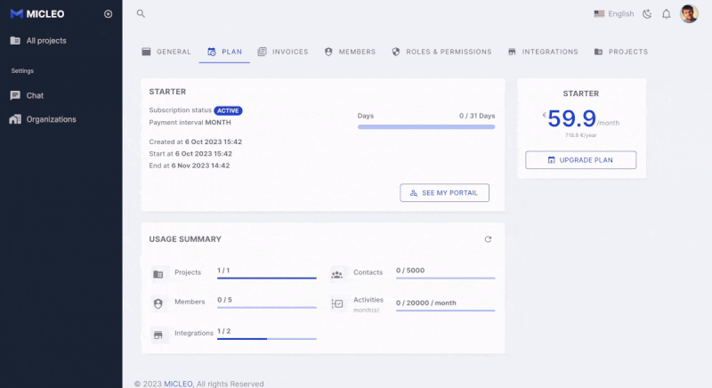 Media Micleo - Bộ khởi động SaaS/CRM thế hệ tiếp theo 7