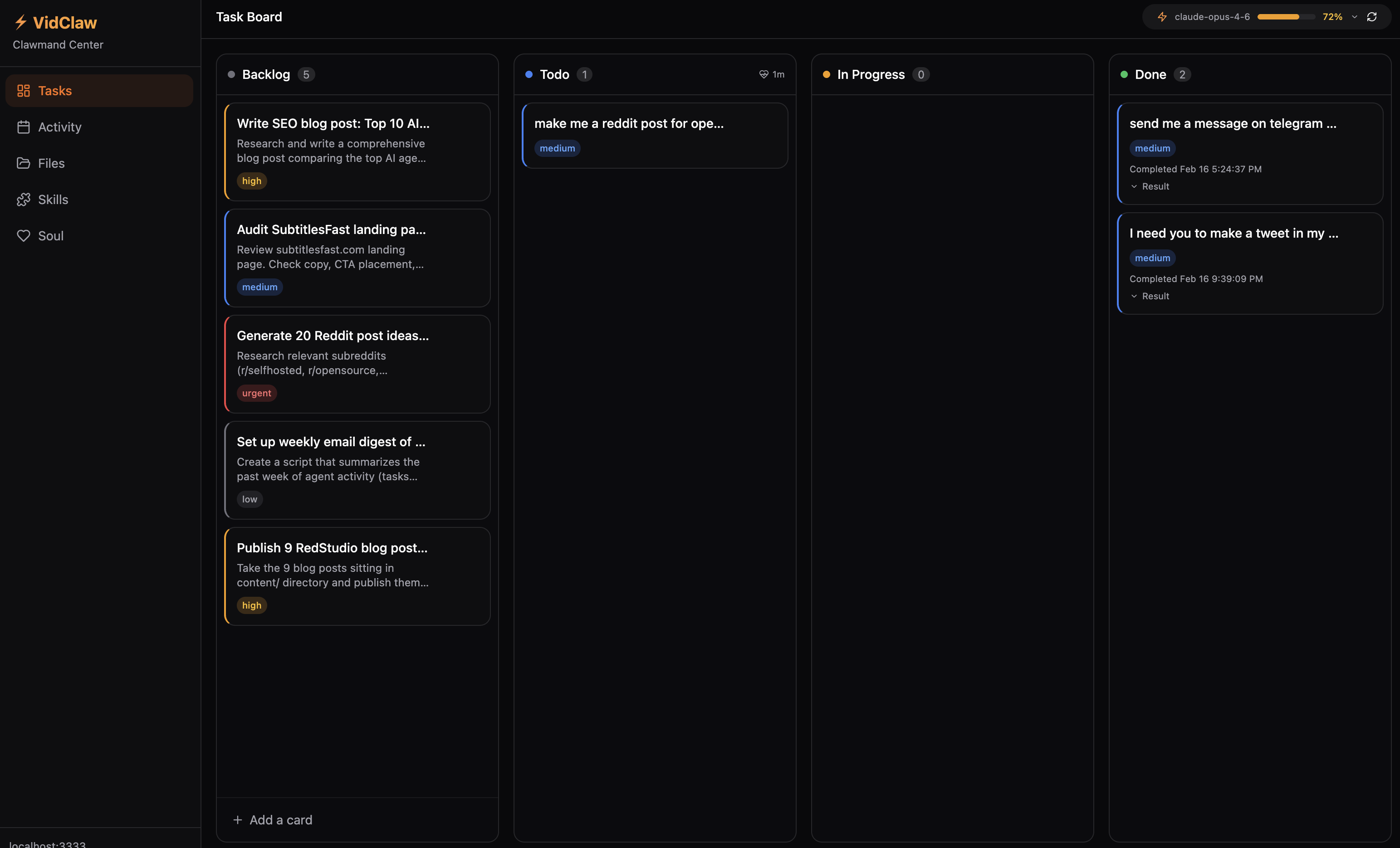 VidClaw gallery image