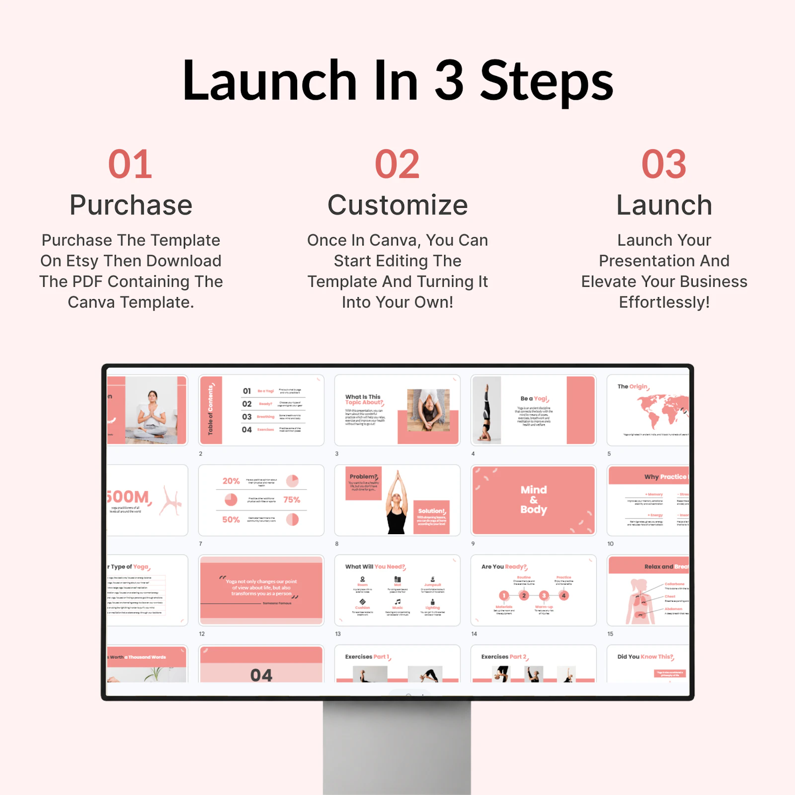 Yoga Day Canva Templates screenshot 2