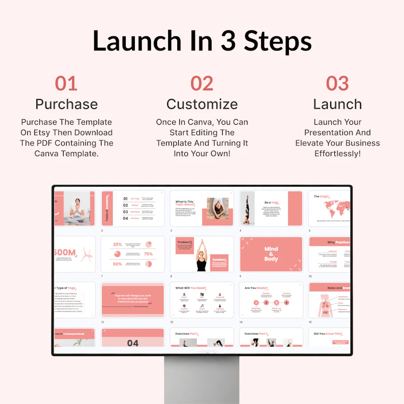 Yoga Day Canva Templates screenshot 2